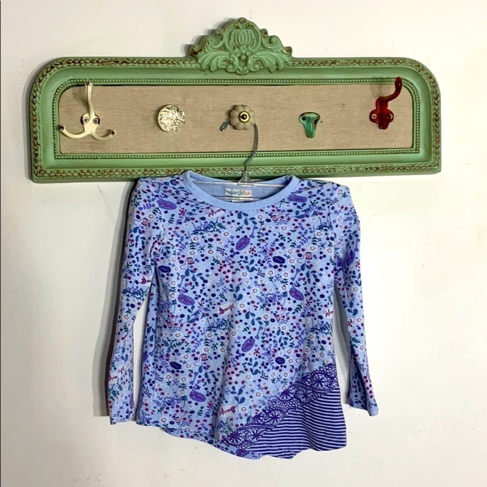 NAARTJIE Kids beautiful dream long sleeve shirt 3T girls purple blue